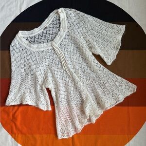 Y2K mohair blend Free People top